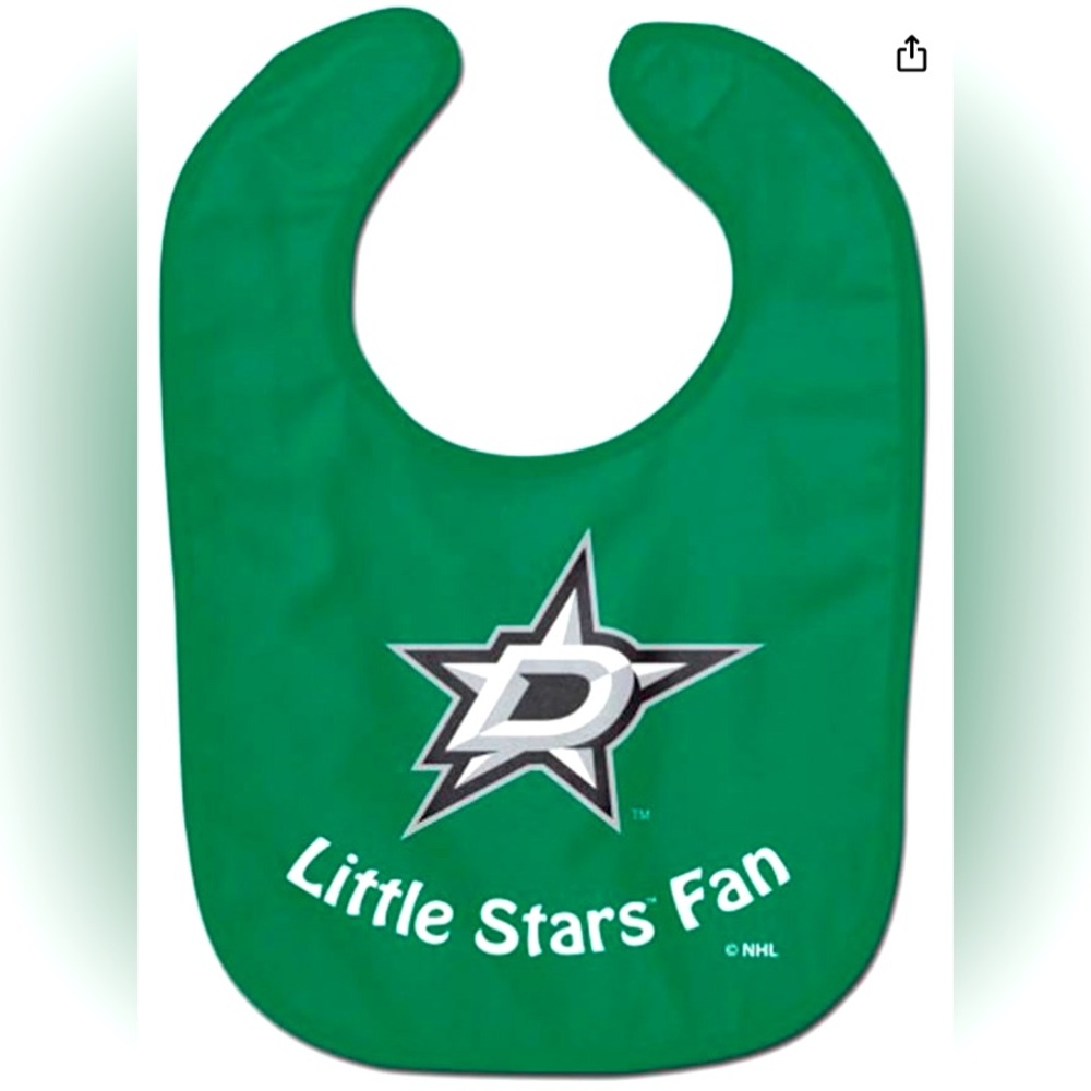 Wincraft NHL Dallas Stars All Pro Baby Bib - New with Tag